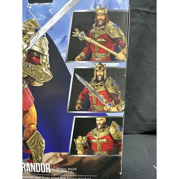 MOTU Masters of The Universe Masterverse New Eternia King Randor Action Figure - Picture 6 of 8